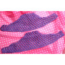 READY TO STITCH CROCHET SLEEVES - MAUVE MIRACLE by THE NEWLIFE SHOP