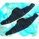 READY TO STITCH CROCHET SLEEVES - BLACK GOES WITH ALL by THE NEWLIFE SHOP