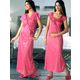 2 Piece Traditional India Nighty - JKHNS - 2P- 8004, pink