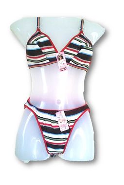 Hosiery bra panty Stripes set JKINDUSET-STRIPES, 34, cgrb