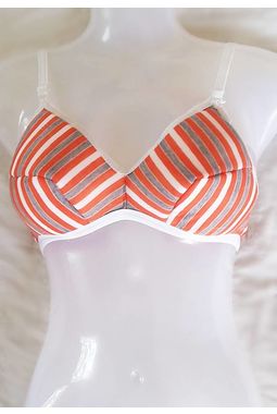 Cheap Bra online in india - JKNAGCLEAR, economy orange padded bra, 34