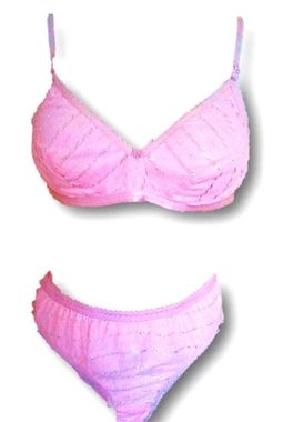 Bra panty set - Regular wear - JKNAGSET- ANKITA, 36, baby pink
