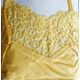 Transparent top Babydoll dress - JKSETH-1P-8060, sunny yellow, xl   32 -36  inch, babydoll dress with free panty