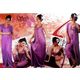6 piece nighty - Premium Honeymoon Set - JKDELSETH- 6P- 6005, purple