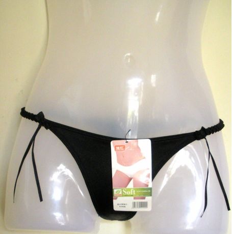 G-string Transparent Panty with lace - JKPANTY-NET, pink