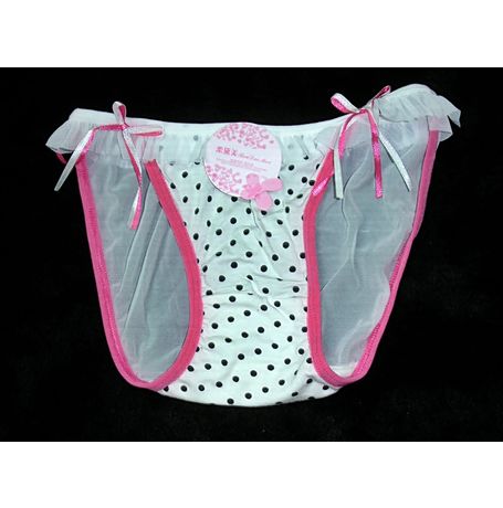 Premium Honeymoon panty - Front Hosiery Back Transparent panty - JKBLR-HoneyMoonPanty, babypink - mehandilining, 28 - 34