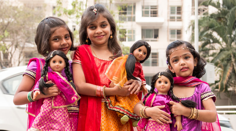Indian doll ethnic wear