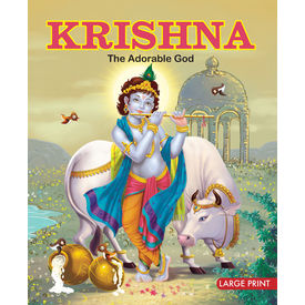 Large Print Krishna The Adorable God