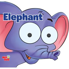 Cut- Out Board Books- Elephant