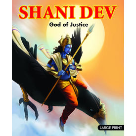 Large Print Shani Dev God Of Justice