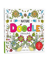 NatureDoodleColoringBook: ChildrenColoringBookwithTearOutSheets