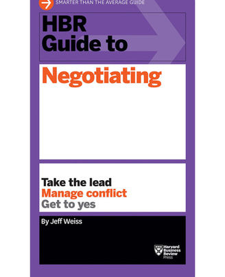 Hbr Guide To Negotiating