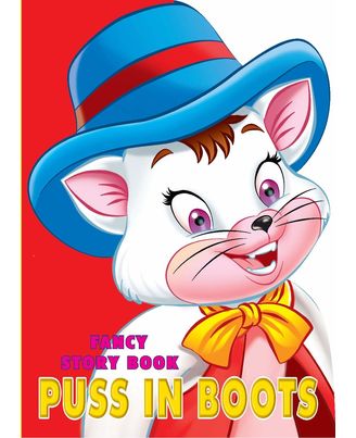 Puss in Boots Fancy Story Shape Board Book for Children Age 3- 8 Years| 12 Pages Board Book (Fancy Story Board- Books)