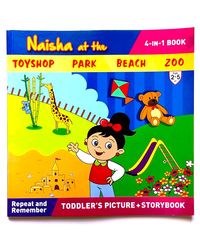 Naisha 4 in 1- Naisha at the Toyshop, Park, Beach, Zoo