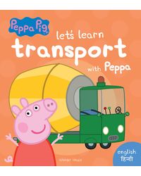 Peppa Board Book- Let's Learn Transport with Peppa- English & Hindi: Early Learning for Children