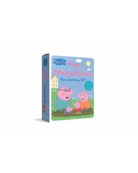 Peppa Pig- Peppa Loves Muddy Puddles: Fun Learning Set (with Wipe and Clean Mats, Coloring Sheets, Stickers, Appreciation Certificate and Pen)