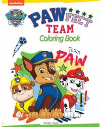 Pawfect Team: Paw Patrol Coloring Book Fo Kids
