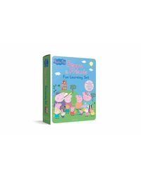 Peppa Pig- Peppa And Friends: Fun Learning Set (with Wipe and Clean Mats, Coloring Sheets, Stickers, Appreciation Certificate and Pen)