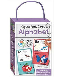 Alphabet Building Blocks Jigsaw Flash Cards