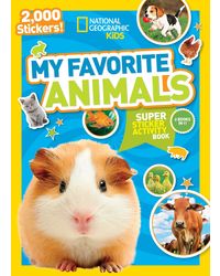 NG My Favourite Animals Sticker Book