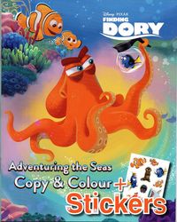 Disney Pixar Finding Dory Adventuring the Seas Copy & Colour