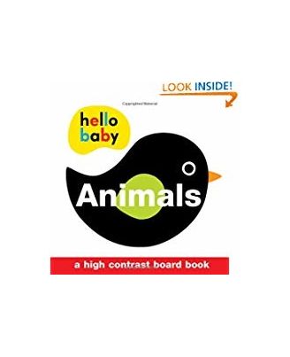 Hello Baby: Animals: A High- Contrast Board Book
