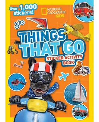 Things That Go Sticker Activity Book