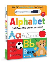 My Big Wipe And Clean Book of Alphabet for Kids: Capital And Small Letters