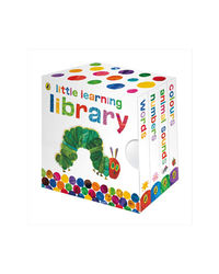 Little Learning Library: Animal Sounds, Words, Numbers & Colours (Set Of 4 Books)