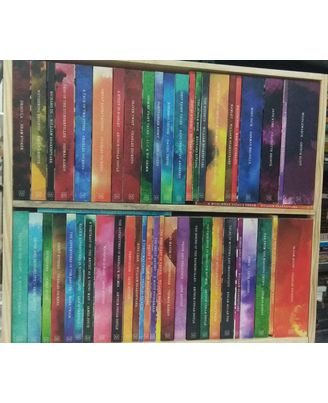 Pan Macmillan Classics 50 Different Books In A Beautiful Wooden Book Case