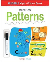 Reusable Wipe And Clean Book Tracing- Lines Patterns