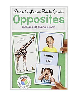 Building Blocks Slide & Learn Flashcards Opposites