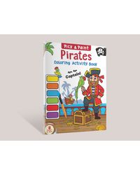Pick and Paint Coloring Activity Book For Kids: Pirates