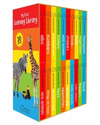 My First Learning Library: Boxset Of 20 Board Books For Kids