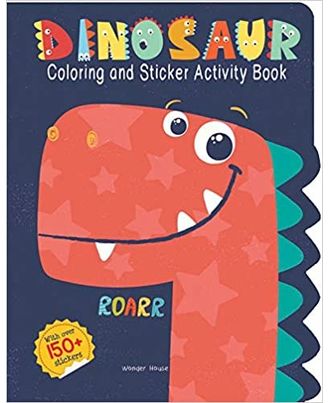 Dinosaurs- Coloring And Sticker Activity Book