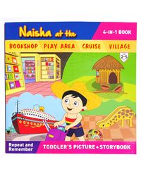 Naisha 4 in 1- Naisha at the Bookshop, Play Area, Cruise, Village