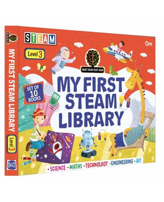 Encyclopedia: My First Steam Library of Science, Technology, Engineering, Art and Maths Level- 3 (Set of 10 Books)