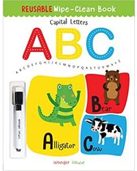 Reusable Wipe And Clean Book- Capital Letters