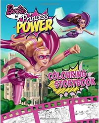 Barbie In Princess Power Colouring Storybook