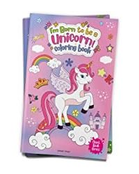 I Am Born To Be A Unicorn Coloring book- Giant book Series: Jumbo Sized Colouring Book For Children