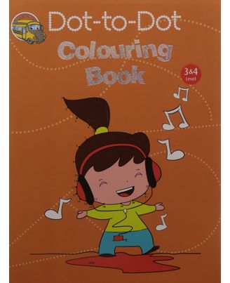 Dot- To- Dot Colouring Book Level 3&4