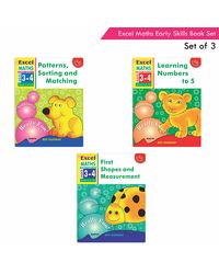 Excel Maths Early Skills Ages 3- 4 (Set of 3)