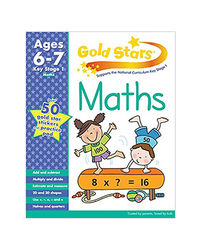 Gold Stars Ks1 Maths Workbook Age 6- 8