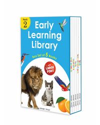 Early Learning Library Pack 2: Box Set of 5 Books (Big Board Books Series, Large Font)