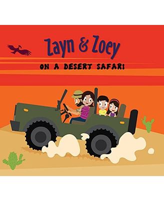 Zayn and Zoey On A Desert Safari- Educational Story Book for Kids- Children s Early Learning Picture Book (Ages 3 to 8 Years)