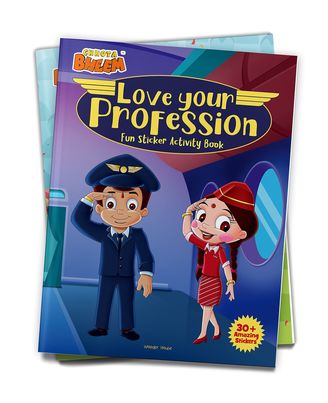 Chhota Bheem- Love Your Profession: Fun Sticker Activity Book