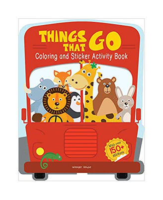 Things That Go- Coloring And Sticker Activity Book