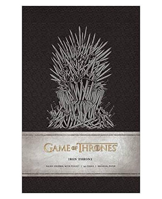 Game Of Thrones: Iron Throne Hardcover Ruled Journal