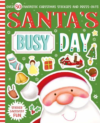 Santa s Busy Day Sticker & Activity Fun
