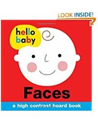 Hello Baby: Faces: A High- Contrast Board Book